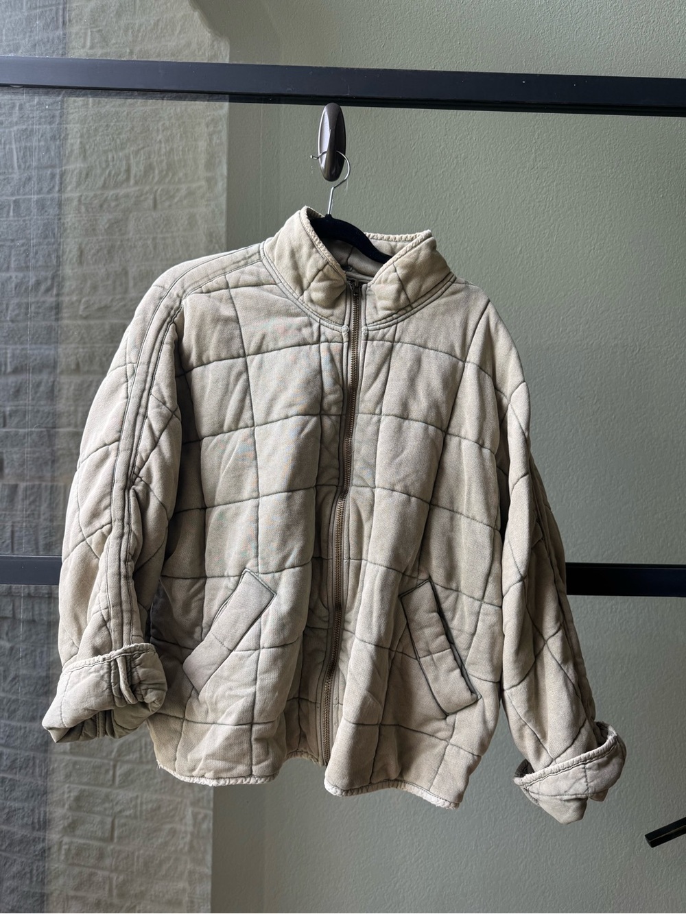 Dolman Free People Quilted knit Jacket medium